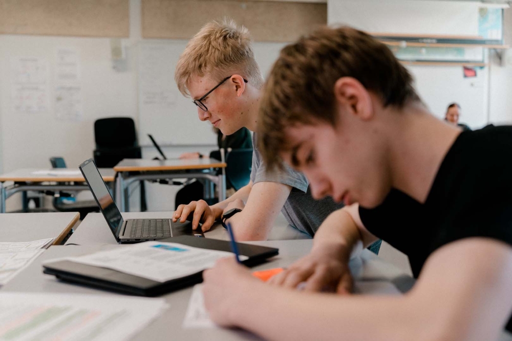 Elever til undervisning på Emmerske Efterskole i Tønder